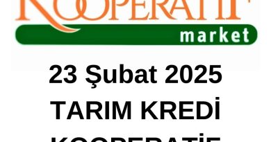23 Şubat 2025 Tarım Kredi Kooperatif İndirim