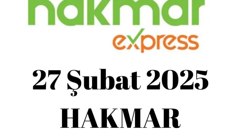 27 Şubat 2025 Hakmar aktüel