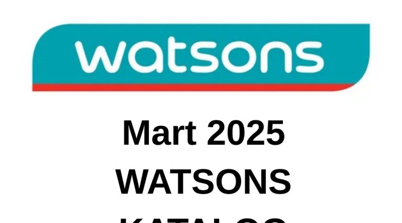 Mart 2025 Watsons Katalog