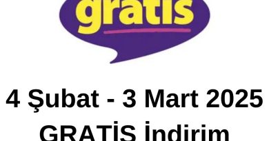 Şubat 2025 Gratis İndirimleri Kaçırılmayacak Fırsatlar