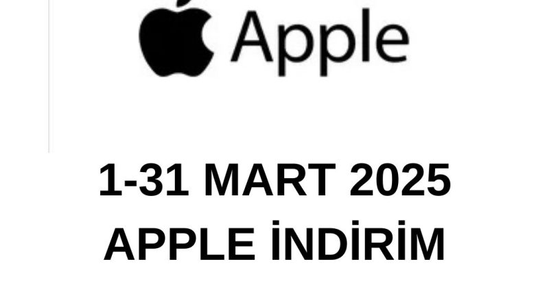 Mart 2025 Apple İndirim