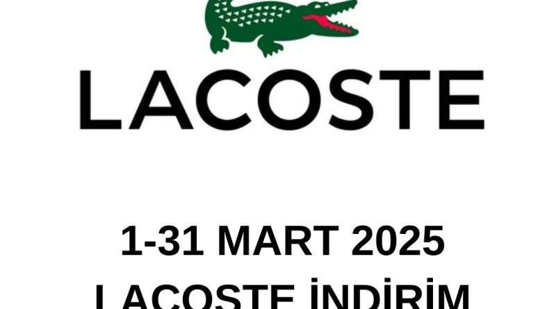 Mart 2025 Lacoste katalog